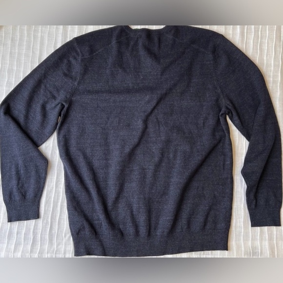 NWT Fairlane & Sons Stitch Fix sweater Blue Navy Size XXL V-Neck Men - Picture 2 of 8